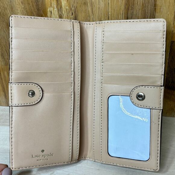 Kate Spade Staci Latge Bifold Black Leather Wallet - Picture 7 of 7